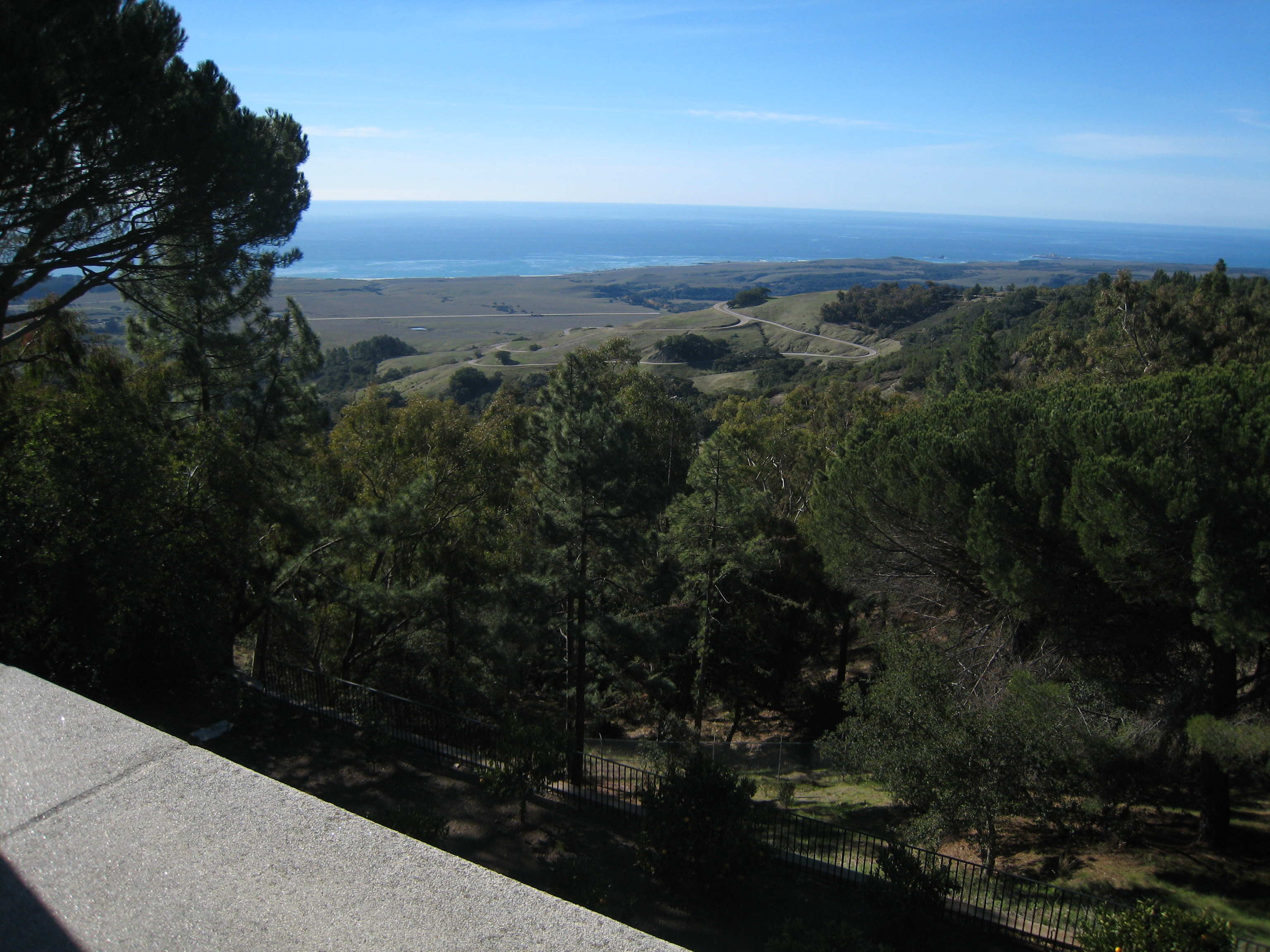 Hearst Castle: View from top