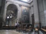 Saint-Sulpice cathedral.  It is massive; just a few feet shorter than Notre Dame.