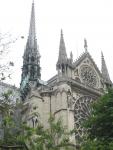 Nortre Dame cathedral.  Everything about it is designed to draw your eye upward, toward Heaven.