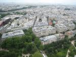 Sweeping views of Paris from the Eiffel Tower.