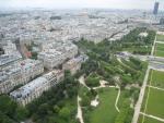 Sweeping views of Paris from the Eiffel Tower.