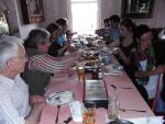 Lunch with the whole crew at a Chinese restaurant in Hermeskeil.