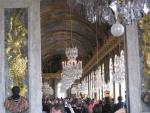 The hall of mirrors, the most elaborate room in the entire palace.