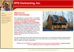 Blacks Design web site design:  RTD Contracting, Inc., RTDContracting.org