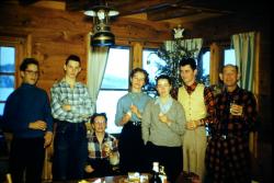 Martin's Cottage Pemich Xmas 1955