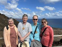 2024_02_27_11_Galapagos_Bartolome_viewpoint_Heather_Marc_Randy_Vivian