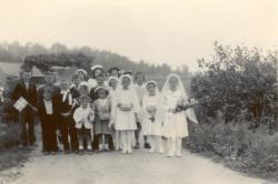 1950s:  When the Archbishop visited lake.