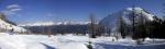 Fairview Mountain left, Saddle Mountain right