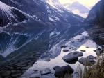 Fairview Mountain reflected in Lake Louise