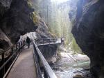 Johnston Canyon Trail over Johnston Creek.