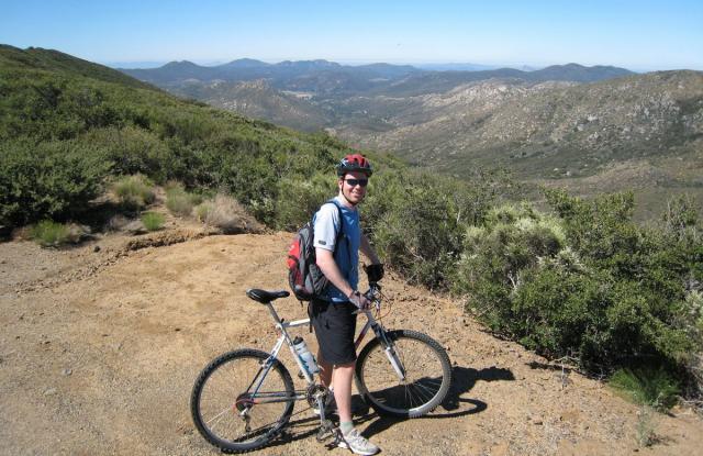 Randy on the trail.