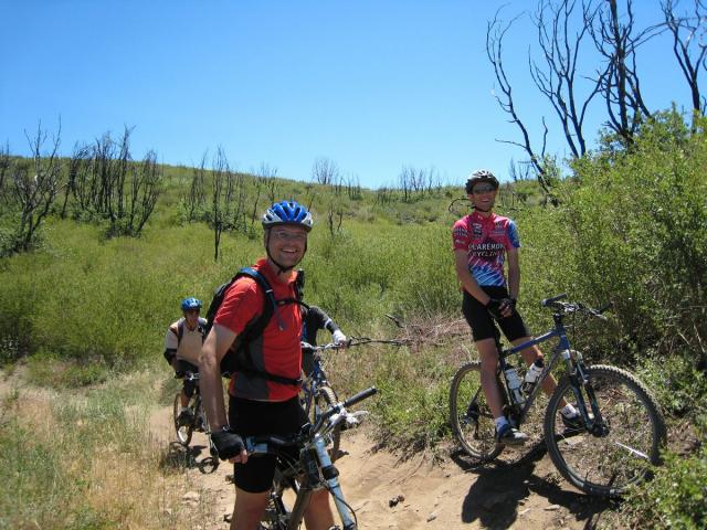 Jost and Dinesh with Pascal and Max behind.