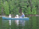 Pierre, Lisa and Aline - "we'll catch lots of fish, trust me!"