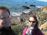 Randy and Vivian and Elephant Seals at Piedras Blancas near San Simeon