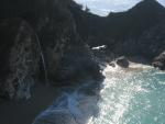 Big Sur Coast: McWay Cove waterfall, Julia Pfeiffer Burns State Park.