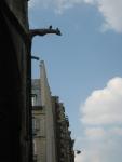 We love gargoyles.  Saint-Germain-des-Pres.