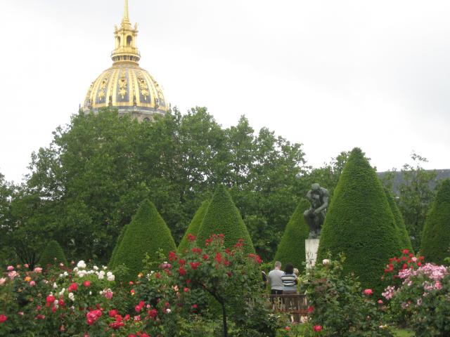 Sculpture Garden of the Hotel Biron, displaying works by Rodin.