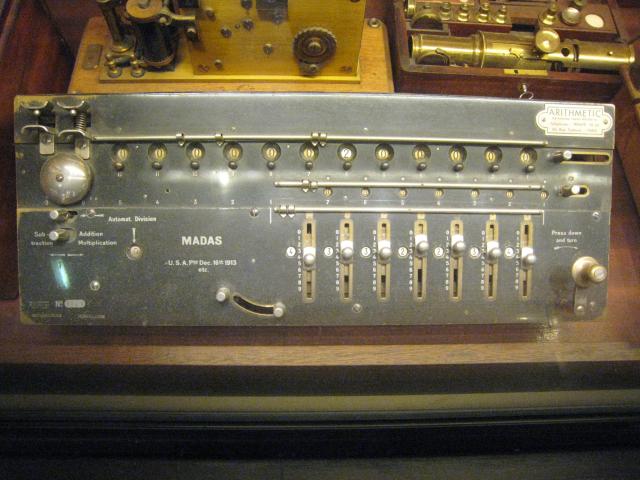 Antiquities for sale.  A full city block of antiquities dealers, across from the Louvre.  This is an old adding machine.