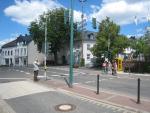 Randy took a photo of Andreas, who took a photo of Bernd, Hyun Sook, Kurt, Vivian, Wally.  Downtown Hermeskeil.