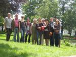 (left to right): Andreas, Bernd, Katharina, Petra, Wally, Vivian, Kurt, Hyun Sook, Randy, Max, and Max's girlfriend Melissa