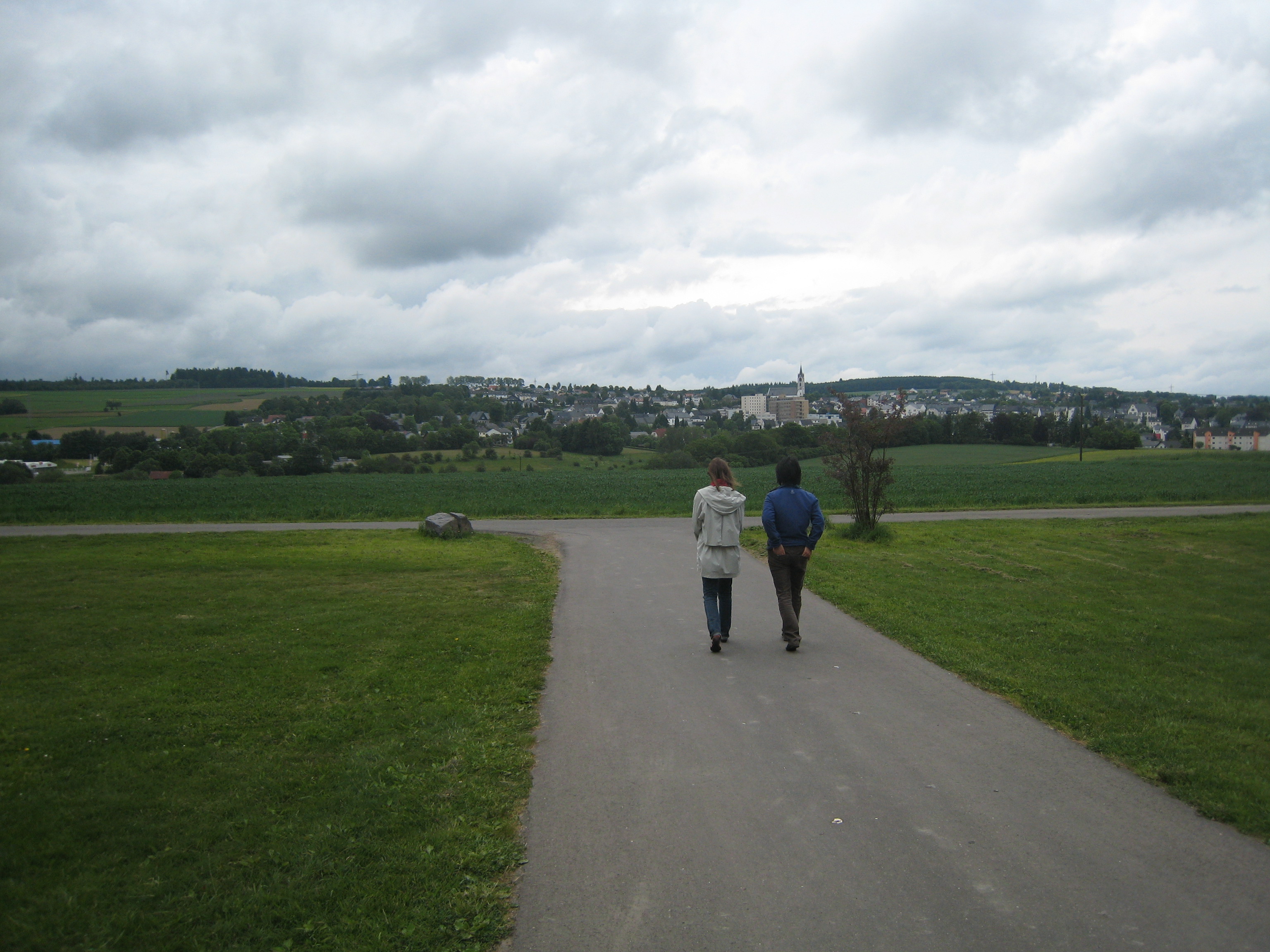 Last Day.  Vivian and Hyun Sook, outside of Hermeskeil.  Thank you to Hyun Sook for a wonderful brunch that morning!