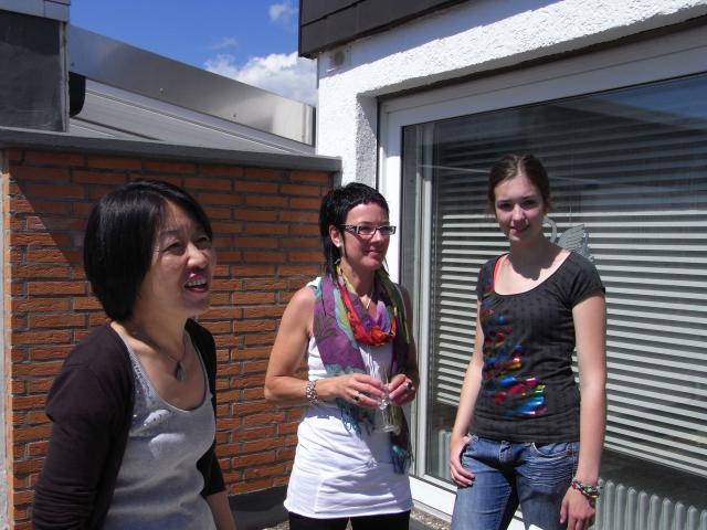 Hyun Sook, Petra and Katharina.