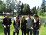 Randy, Petra, Melissa, Max and Katharina, having a laugh.