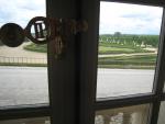 Looking out the window from one of the rooms inside the main palace.