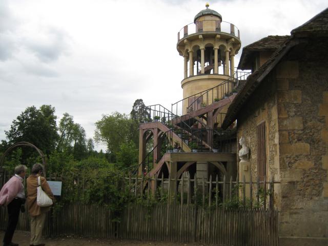 The mini-theater building in the Queen's Hamlet.