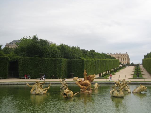 One last fountain before we exited the grounds of Versailles.  At one time, there were about 1500 fountains at Versailles.