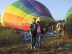 Randy and Vivian's first balloon ride!