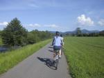 Freiburg, Germany: Biking through the Black Forest valley.