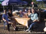 Having a Radler in Freiburg, Germany