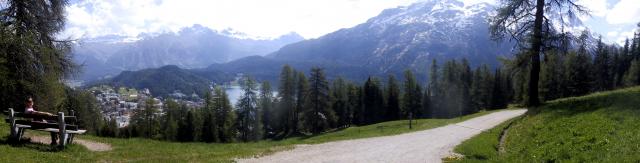 Starting out on our first Alpine hike.