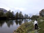 Grindjisee pond, the point for most Matterhorn photos.