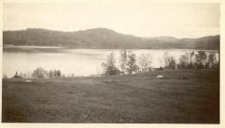 1930s:  View from field.