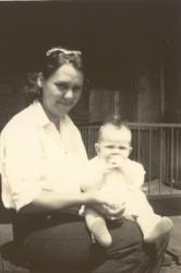1934:  Nancy and Aunt Vivian.