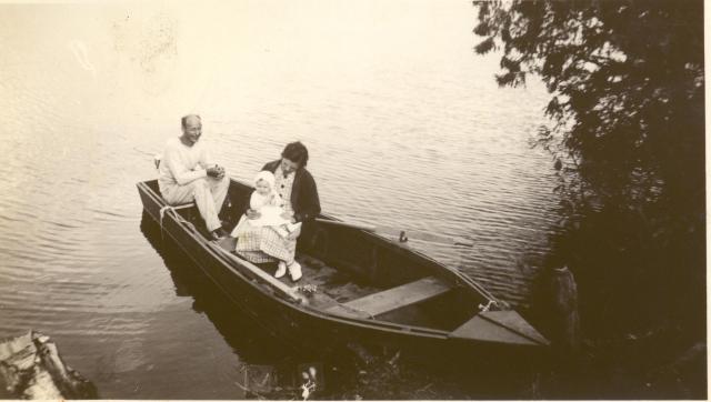 1934:  Wilbur, Nancy, and Wanda Martin.