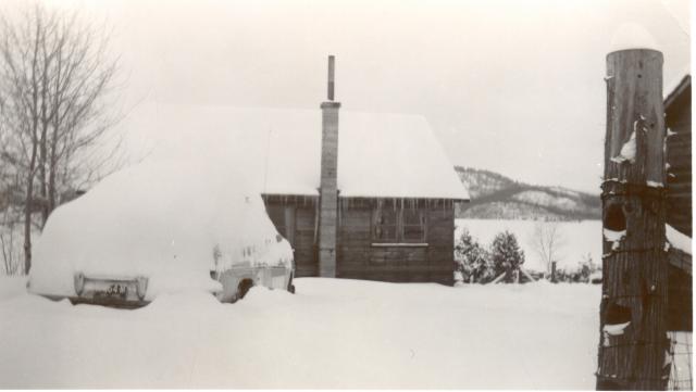 1951:  After snowstorm.