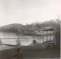 1958:  View when Mrs. Knight's shed was there.