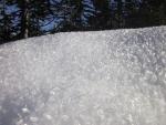 Snow crystals on Saddleback Trail