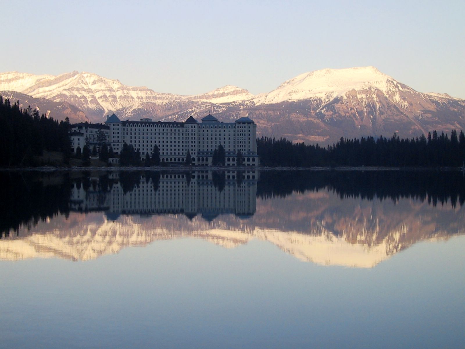 Chateau reflected in Lake Louise