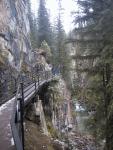 Johnston Canyon Trail.