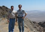 Randy and John.  Borrego Springs in background