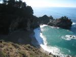Big Sur Coast: McWay Cove, Julia Pfeiffer Burns State Park.  Not the best time of day for this photo, but still cool.