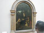 A Leonardo Da Vinci painting in the Grande Galerie.