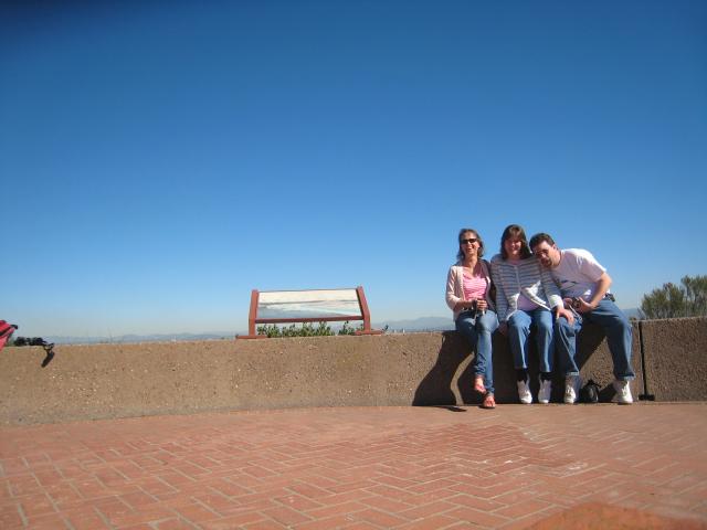 Cabrillo Monument: Vivian, Connie, John